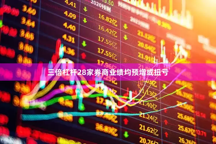 三倍杠杆28家券商业绩均预增或扭亏